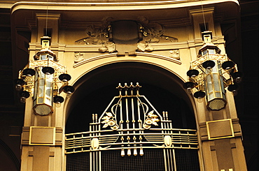 Art Nouveau Interior, Municipal House, Prague, Czech Republic