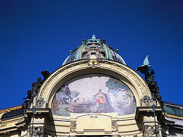 Municipal House Dome, Prague, Czech Republic