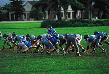 Foot-Ball, Ochechobee, Florida, Usa