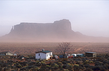 Usa, Utah, Monument Valley, Navajo Compound