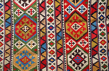 Usa, Utah, Kayenta, Navajo Rug Close-Up