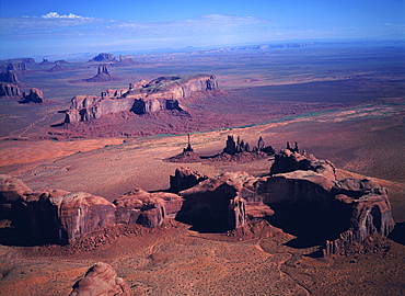Usa, Utah, Monument Valley, Aerial