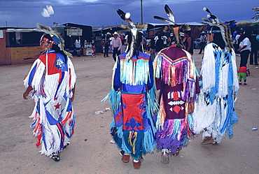 Usa, Nm, Gallup Pow-Wow At Dusk