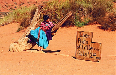 Usa, Utah, Monument Valley, Small Navajo Business