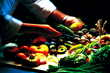 Jardiniere Restaurant, Vegetables, San Francisco, Usa