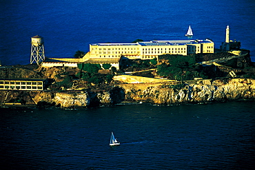 Alcatraz Island, Aerial, San Francisco, Usa