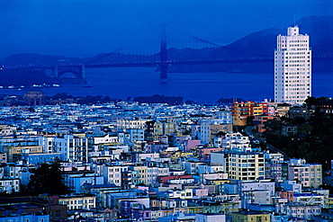 Overview Of The City, San Francisco, California, Usa