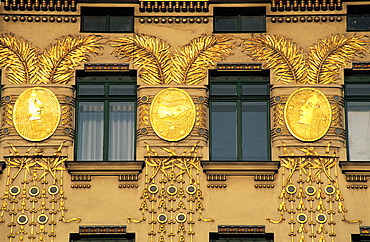 Jugenstil Building, Otto Wagner, Vienna, Austria