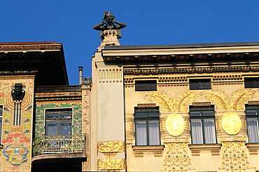 Otto Wagner Jugenstil Building, Vienna, Austria