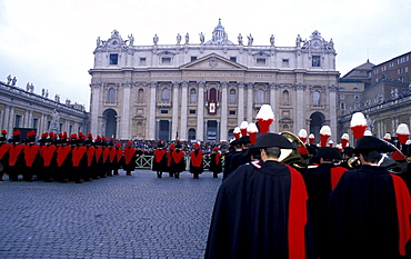 Italy, Rome, Vatican, St. Peterõs Square, Ceremony For The Opening Of Year 2000 Jubilee