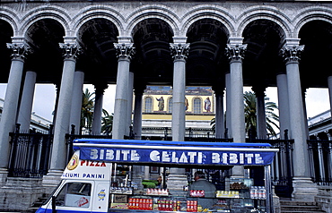 Italy, Rome, Saint Paul Basilica, Mobile Beverages Seller