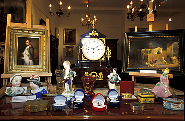 Austria, Vienna, Antiques Dealer Window