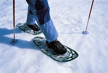 France, Alps, Snowshoes