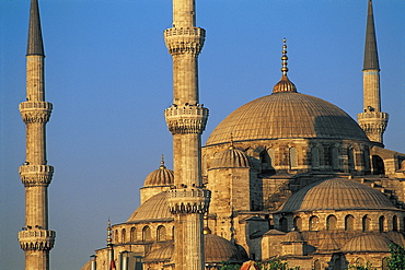 Turkey, Istanbul, Blue Mosque At Dusk