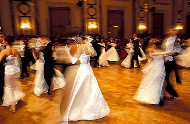 Austria, Vienna, Lawyers Ball In Hofburg, Waltzing