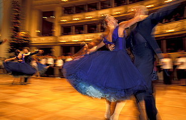 Austria, Vienna, Opera Ball Rehearsal, The Ballet