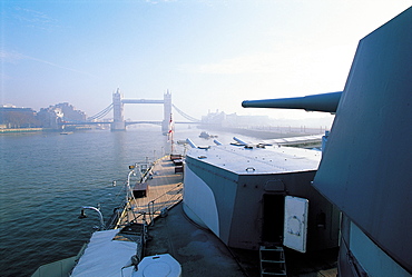 UK, London, Hms Victory & Tower Bridge