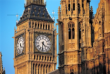 UK, London, Big Ben & House Of Parliament