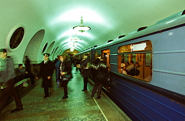 Russia, Saint Petersburg, The Underground Subway 