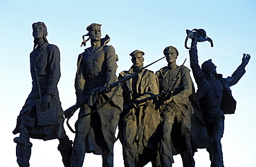 Russia, Saint Petersburg, Victory Square, Monument To The Victory And War Victims, Soldiers 