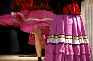 Russia, Saint Petersburg, Folk Dance, Detail On Dancers Legs 