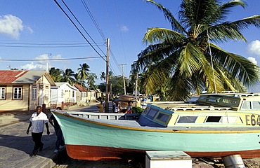 Caribbean, West Indies, Barbados, St Peter Parish, Fishermen Village Of Six Men's Bay, 