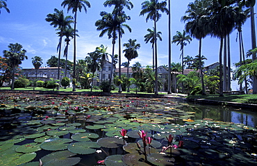 Caribbean, West Indies, Barbados, Codrington College And Pond, Ancient Seminary Still Used