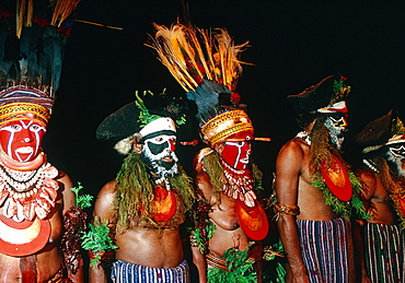 Papua New Guinea, Port Moresby, Traditional Sepik Tribe Sacred Dance