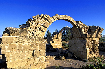 Cyprus, City Of Paphos, The Ancient Ruins Near The Harbour