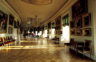 Russia, St-Petersburg, Pavlovsky Palace, The Great Gallery