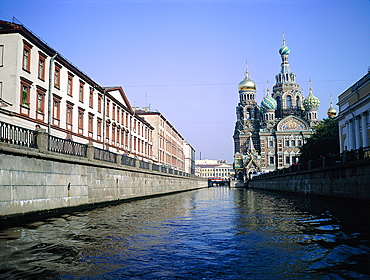 Russia, St-Petersburg, Resurrection Church (Bleeding Saviour) Built 1883-1907 By Architects Parland And Malichev, The Bulbs And Belfries