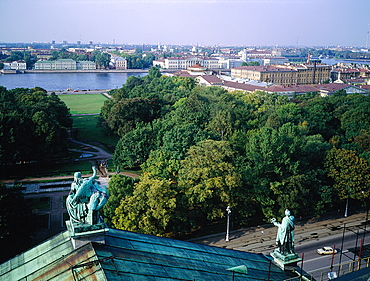 Russia, St-Petersburg, Overview On The City From To P Of Saint Isaac Cathedral