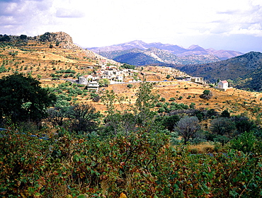 Greece, Crete, Landscape In Preveli Vicinity