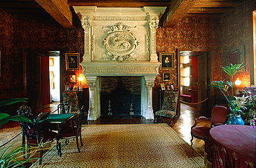 France, To Uraine Val-De-Loire, In Dre-Et-Loire, Azay-Le-Rideau, The Castle, A Room With Medieval Furniture