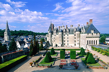 France, To Uraine Val-De-Loire, In Dre-Et-Loire, Langeais, The Castle Main Facade On The Park, Open To The Public