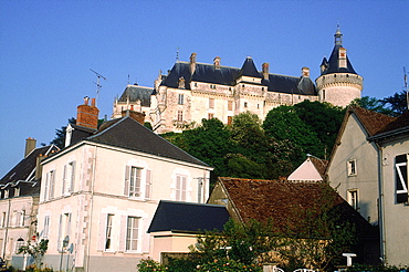 France, To Uraine, Chaumont, The Castle Seen From The Village