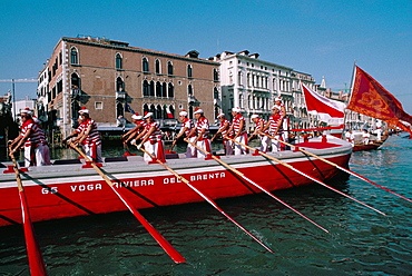 Regata Storica (historical Regatta), Venice, Veneto, Italy, Europe