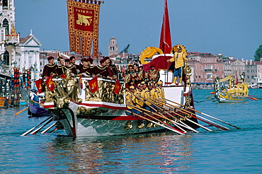 Regata Storica (historical regatta), Venice, Veneto, Italy, Europe