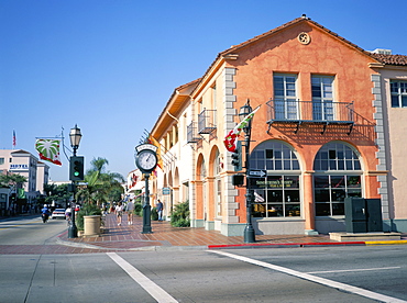 Downtown Market Street, Santa Barbara, California, United States of America, North America