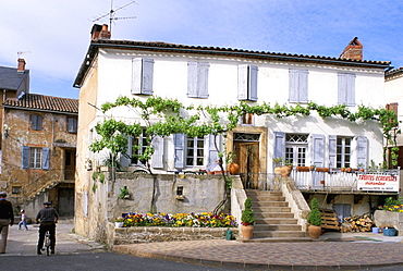 Village house, Ste. Affrique, Roquefort region, Aveyron, France, Europe