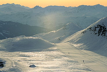 Winter sports, La Plagne, Savoie (Savoy), France, Europe