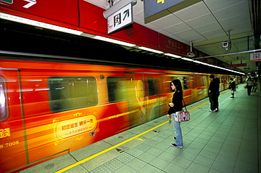 Subway, Taipei, Taiwan, Republic of China, Asia