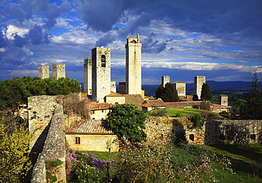 Towers of the Duomo Church, San Gimignano, Tuscany, Italy