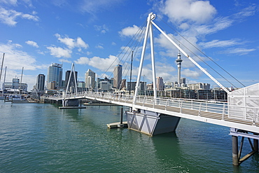 Wynyard Quarter Bridge, Auckland, North Island, New Zealand, Pacific 