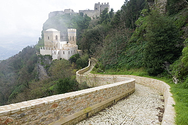 Venus Castle, Erice, Sicily, Italy, Europe