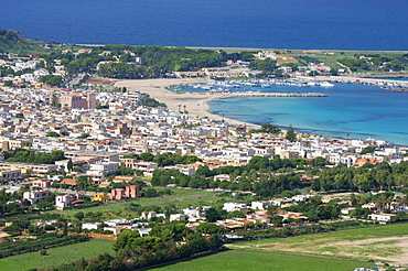 View of San Vito Lo Capo, Sicily, Italy, Mediterranean, Europe