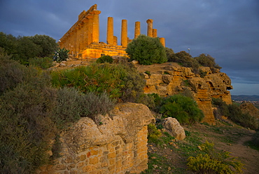 Temple of Juno, Valley of the Temples, Agrigento, UNESCO World Heritage Site, Sicily, Italy, Europe