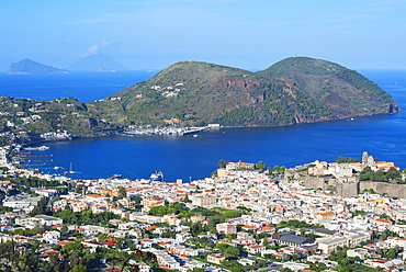 Lipari Town, Lipari Island, Aeolian Islands, UNESCO World Heritage Site, Sicily, Italy, Mediterranean, Europe