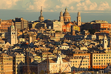 Cityscape, Genoa, Liguria, Italy