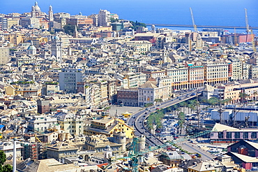 Cityscape, Genoa, Liguria, Italy